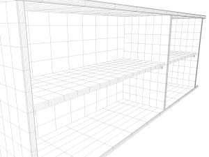 tv stand l 3Dモデル