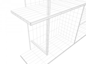 tv stand l 3Dモデル
