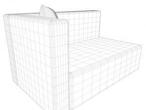 corner sofa 3D मॉडल