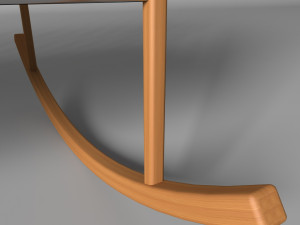 baby rocking bed 3D मॉडल