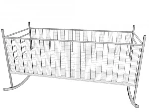 baby rocking bed 3D Model