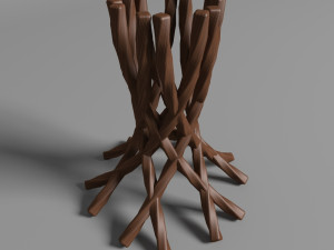wooden vase Modelo 3D