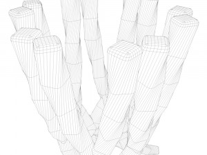 wooden vase 3D Model