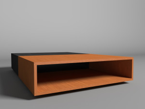 through table 3D Model