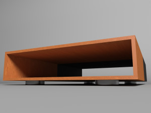 through table 3D Model