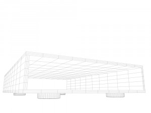 through table 3D Model