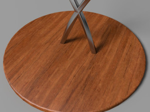 twisted-legs table Model 3D