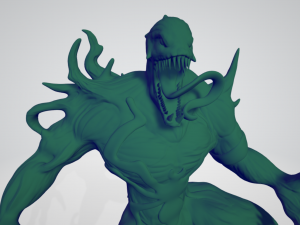 anti-venom statue 3D 프린트 모델