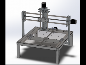 home made cnc router 3D Model