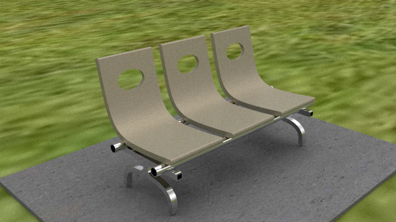x3asiento Modelo 3D .c4d .max .obj .3ds .fbx .stl .blend 