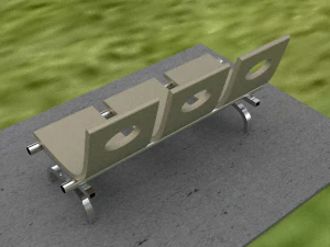 x3asiento Modelo 3D