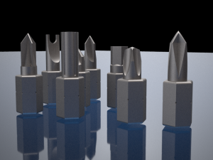 screwdriver tips 3D 모델
