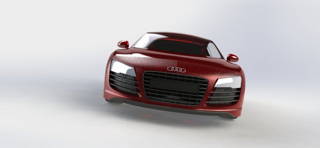 audi r8 3D Model .c4d .max .obj .3ds .fbx .stl .blend 