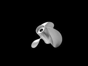 turbine &agrave; jet d'eau &agrave; h&eacute;lice Modèle 3D