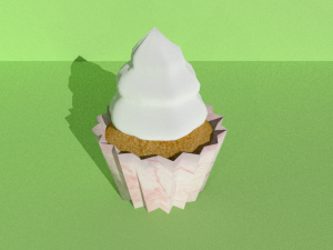 cupcake Modelo 3D