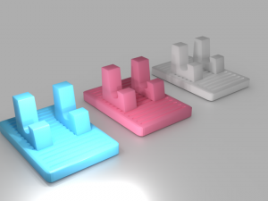 2 kinds of phone holders phone stands Model 3D