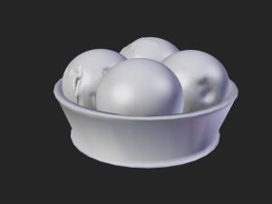 ice cream balls 3D Модель