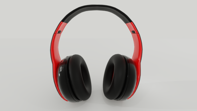wireless headset hi fi Model 3D .c4d .max .obj .3ds .fbx .stl .blend 