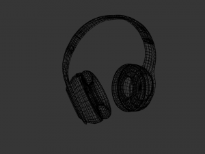 wireless headset hi fi Model 3D