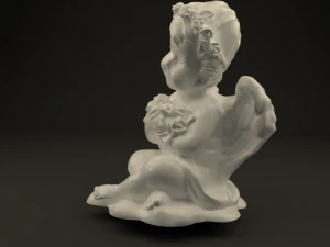 angel with roses 3D Model