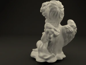 angel with roses 3D Model