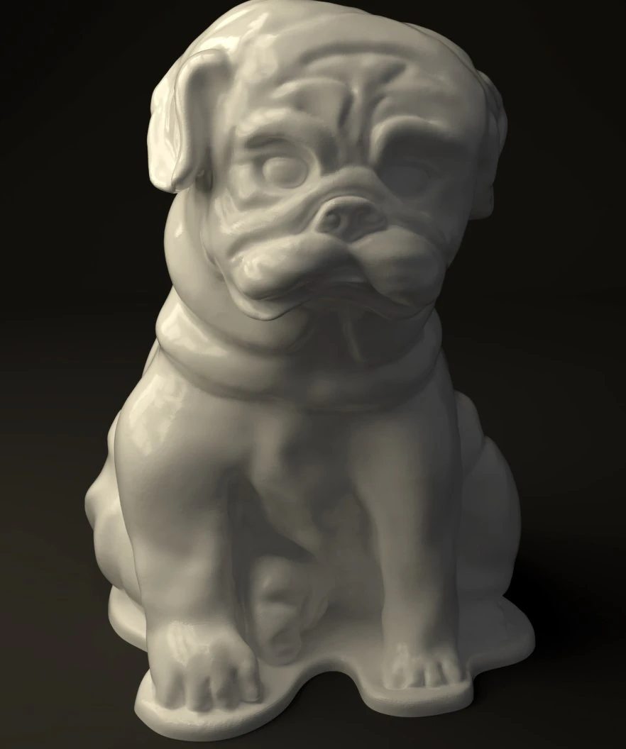 little buldog 3D Model .c4d .max .obj .3ds .fbx .stl .blend
