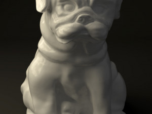 little buldog 3D मॉडल