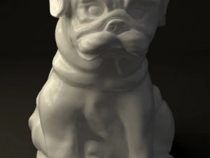 маленький бульдог 3D Модель