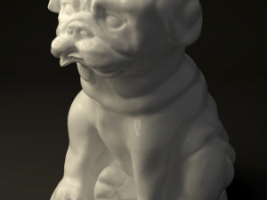 little buldog 3D Model