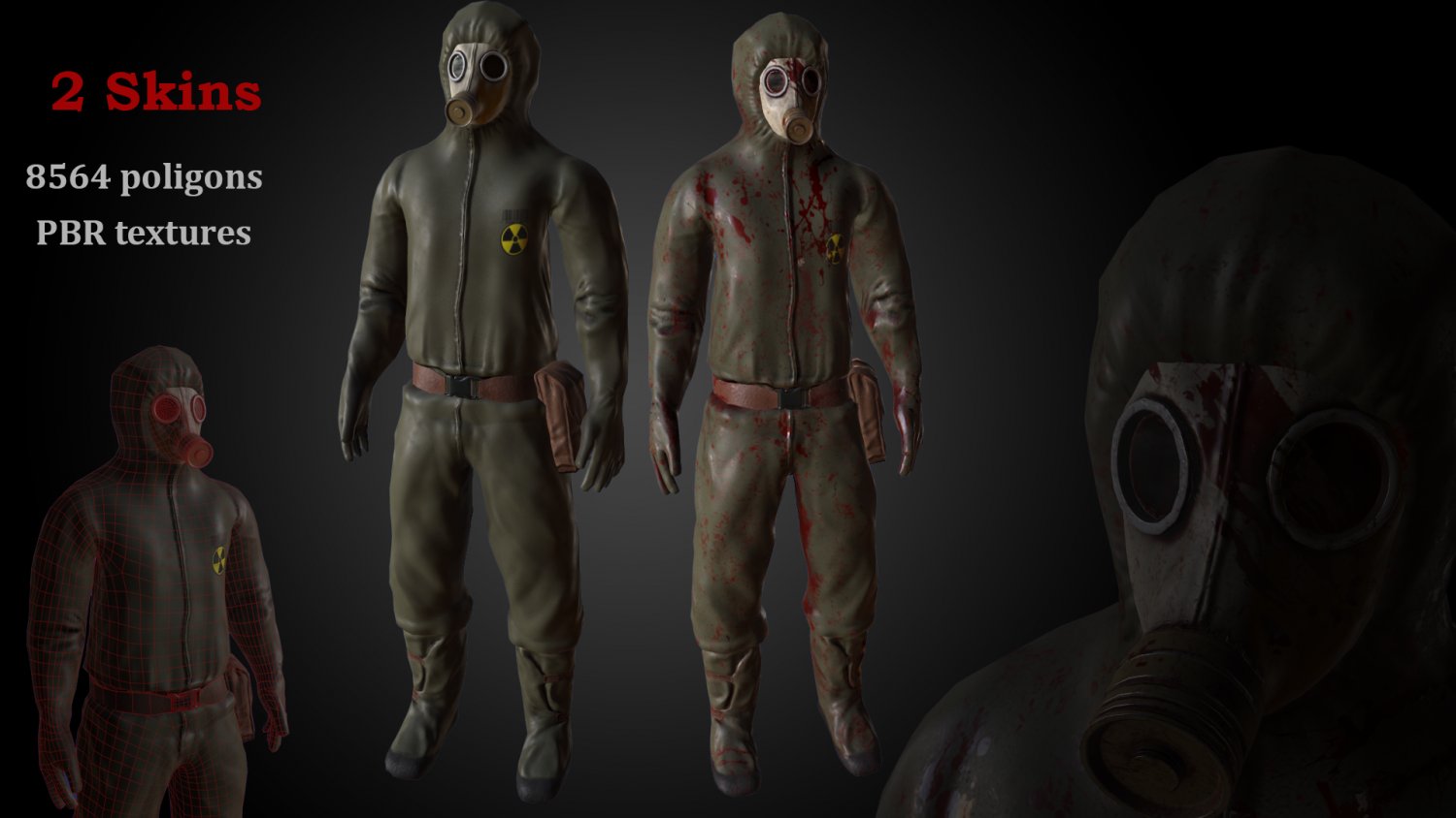 Rust hazmat 3d model фото 70