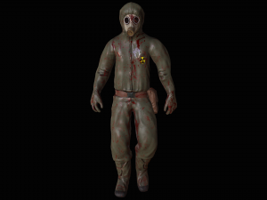 gasmask man 3D मॉडल
