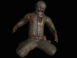 gasmask man 3D Model