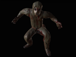 gasmask man 3D मॉडल