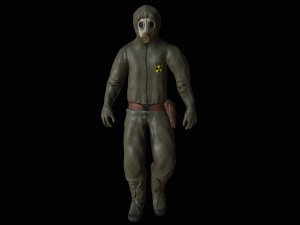 gasmask man 3D मॉडल