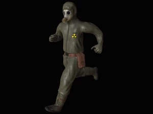gasmask man 3D Model