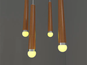ahşap aydınlatma 3D Model