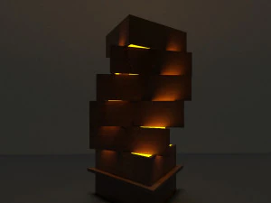 &acirc;ngulo girat&oacute;rio Modelo 3D