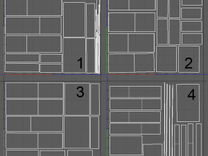 low poly carton boxes 3Dモデル