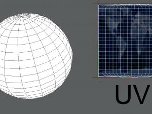night planet earth 3D Model