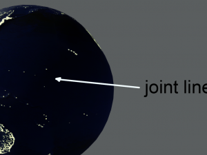 night planet earth Modèle 3D