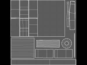pacote de dinheiro low poly Modelo 3D