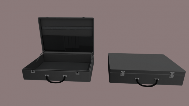 black suitcase low-poly Modelo 3D .c4d .max .obj .3ds .fbx .stl .blend 