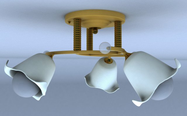 ceiling lamp Model 3D .c4d .max .obj .3ds .fbx .stl .blend 