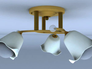 シーリングランプ 3Dモデル