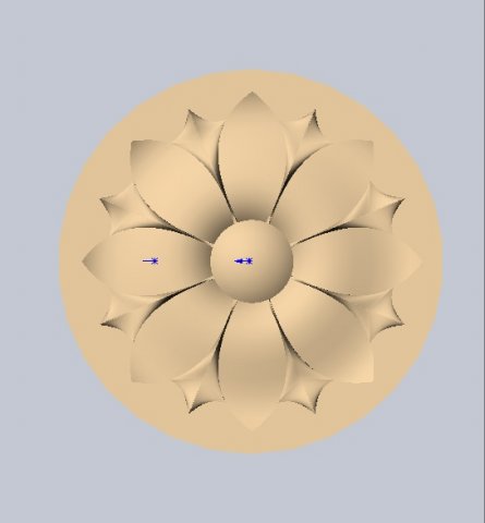 rosette 3D Model .c4d .max .obj .3ds .fbx .stl .blend