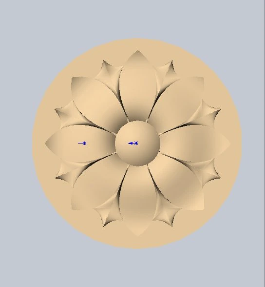 rosette 3D Model .c4d .max .obj .3ds .fbx .stl .blend 