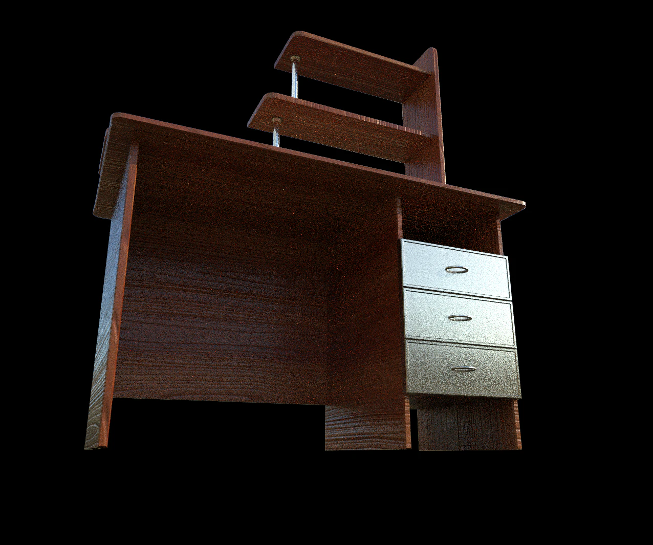 office table 3D Model .c4d .max .obj .3ds .fbx .stl .blend