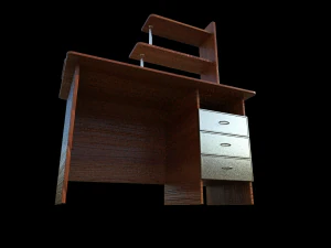 B&uuml;rotisch 3D Modell