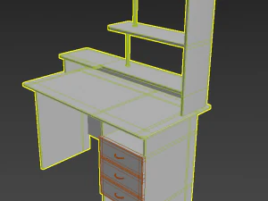 office table 3D Model