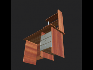 office table Modelo 3D